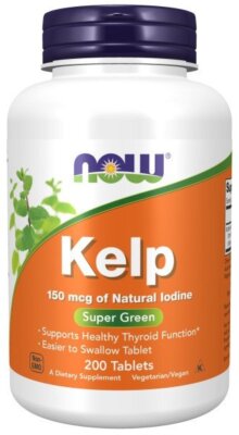 Now Foods Kelp 150mcg 200 Tablet