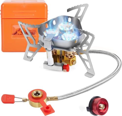 Fornello a gas da campeggio antivento da 6800 W