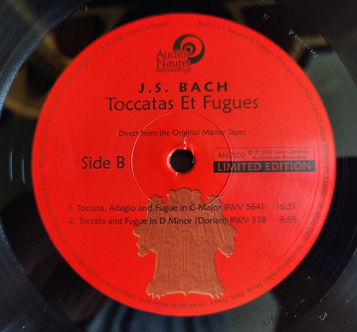 AUDIO NAUTES AN-2102 BACH TOCCATAS ET FUGUES JEAN GUILLOU 2021 - Bild 6 von 7