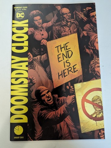 Cequeel Clock In Doomsday Clock #1 2018 DC Comics Watchmen Sequel Series Geoff Johns | eBay