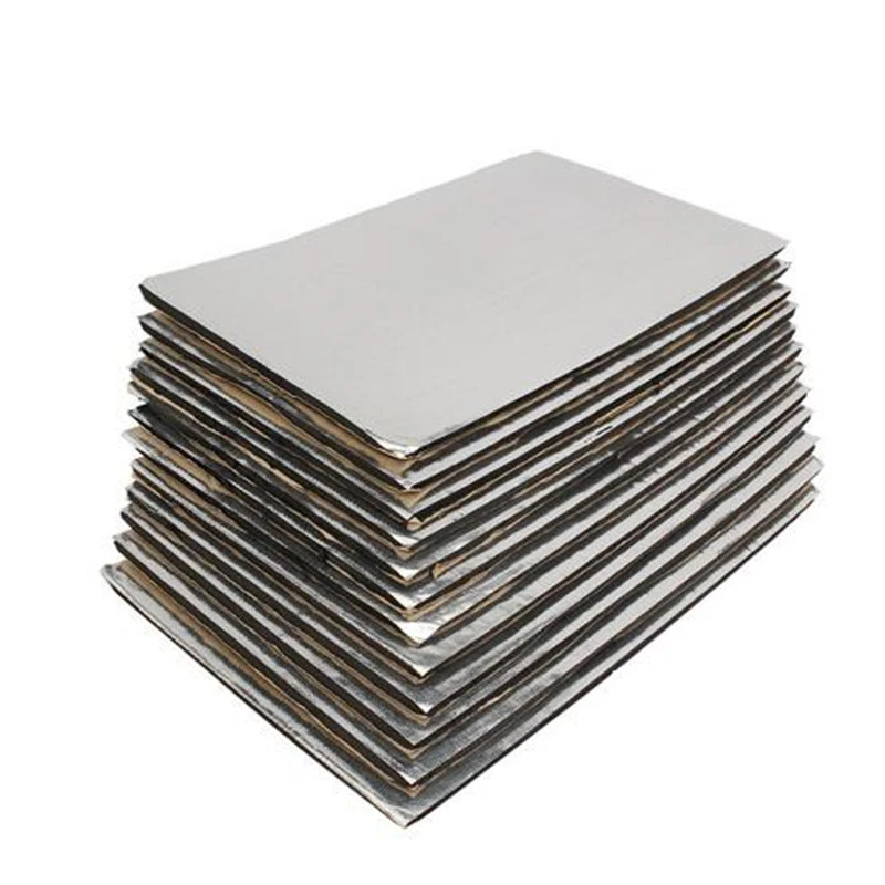 12pcs 5mm Car Firewall Sound Deadener Heat Insulation Deadening Material Mat Pad - Image 3 of 4