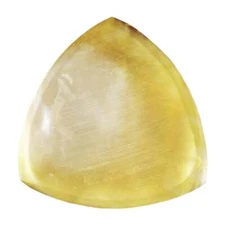 Gold Abalone Shell Guitar Pick - 2.0 mm 346 Triangle - Handmade Exotic Plectrum