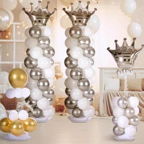 Balloon Column Stand Kit Set of 4 6.6 Feet Adjustable Height Balloon Tower St... - Picture 7 of 7