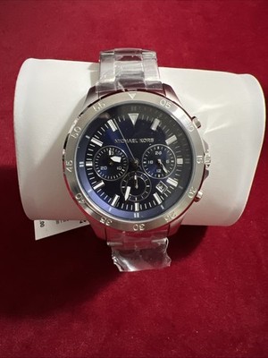 Michael Kors MK9107 Men's Grayson Blue Dial Chronograph Bracelet