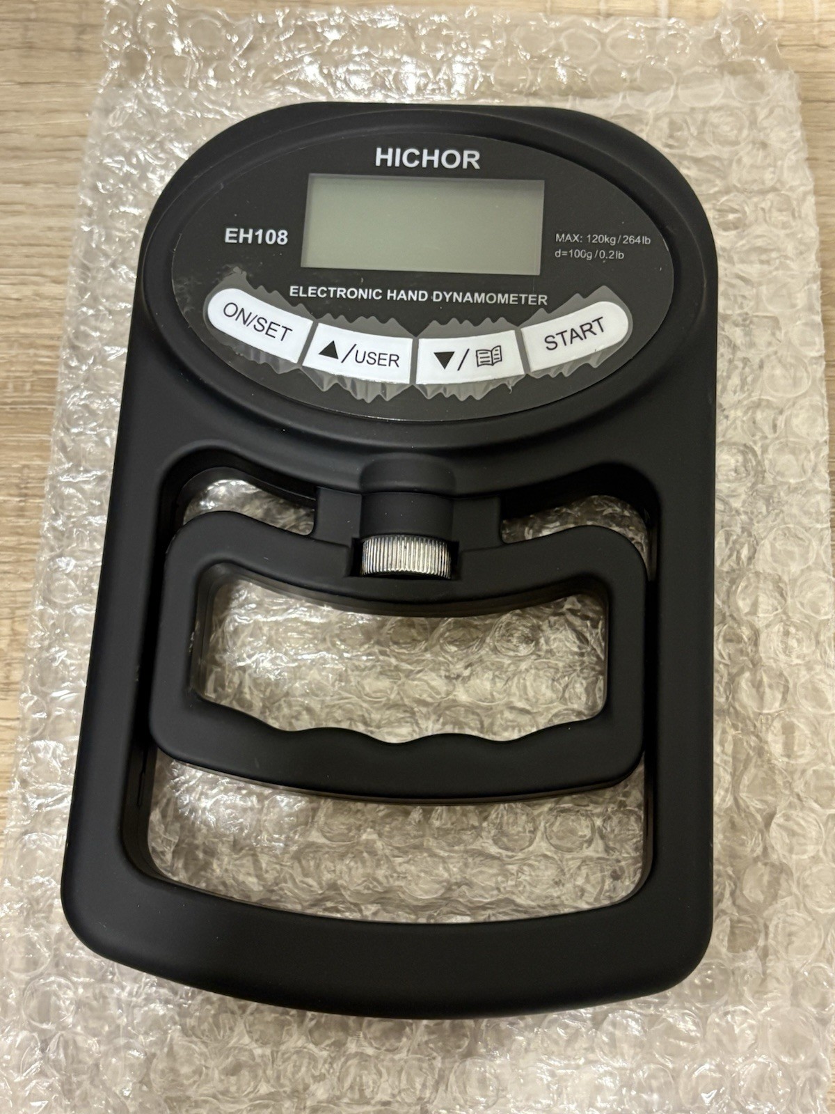 Hand Forearm Grip Strength Tester Trainer Electronic Hand Dynamometer Max 264lb