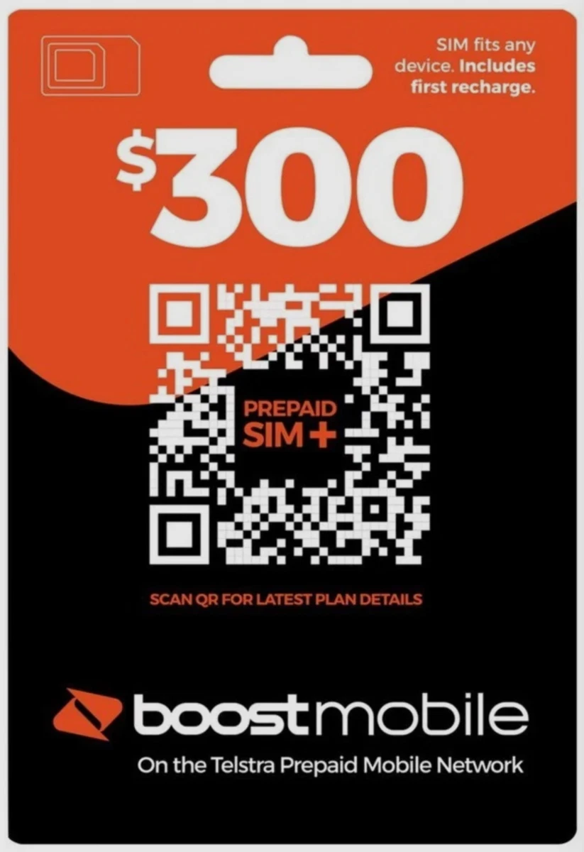 BOOST Mobile Prepaid SIM Starter Kit 240gb Data 365 Days Express