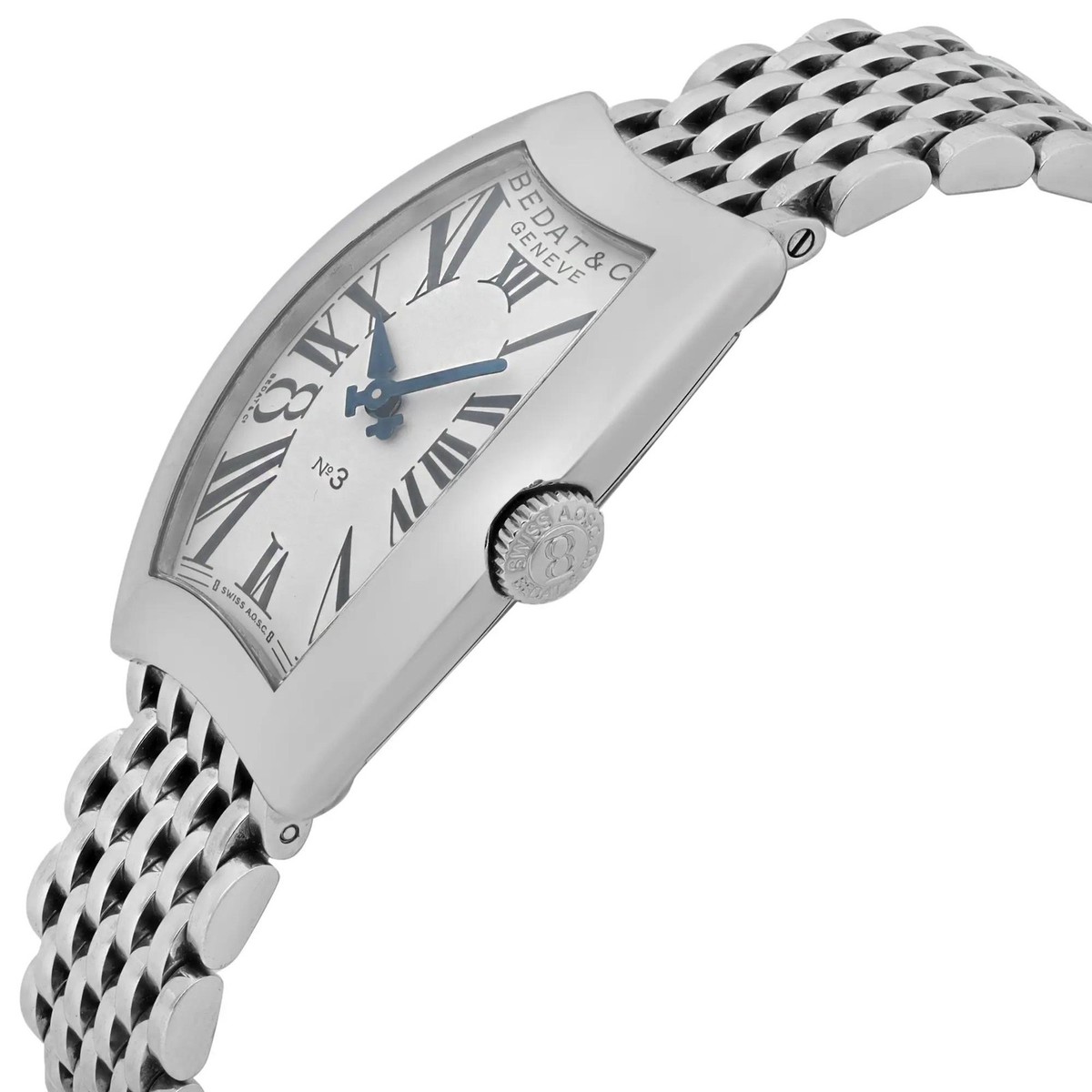 Bedat & Co. Genive No 3 Steelr Silver Dial Quartz 22mm Watch  display picture 2