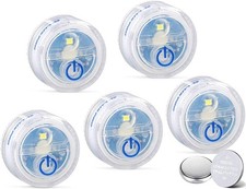 Waterproof Micro LED Puck Lights for Under Cabinet Lighting, 5 Pack