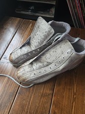 Vtg 1986 Snakers Snakeskin Hightop Mens 9.5 Genuine Snakeskin Rare