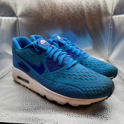 Size 11 - Nike Air Max 90 Ultra BR Light Photo Blue Mens Sneakers 725222-404
