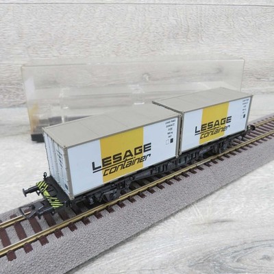 RÖWA 2304 - H0 - DB - Containertragwagen Lesage - OVP - #T12646