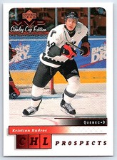1999-00 Upper Deck MVP Stanley Cup Kristian Kudroc Rookie Quebec Remparts #199