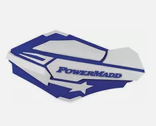 POWERMADD Sentinal Handguards Blue/White ATV UTV Snowmobile Motorcycle 34421