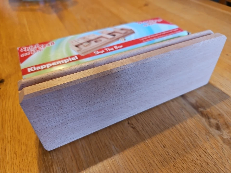 Klappenspiel, Shut The Box, Games and Fun, Würfelspiel Holzspielzeug Würfelspiel - Bild 4 von 4