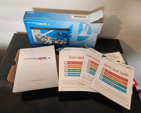 Nintendo 3DS XL Super Smash Bros Edition Blue BOX AND INSERTS ONLY NO 3DSXL
