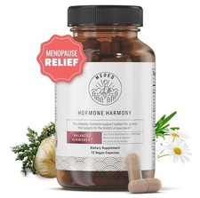 MEOED Hormone Harmony: Menopause Relief for Women, 72 Vegan Capsules