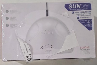 SUNUV UV LED Nail Lamp, Gel Light for Nail Polish UV Dryer with 3 Timers SUNone 