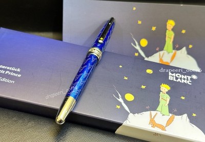 Montblanc Meisterstuck Le Petit Prince Rollerball Pen Blue Pattern