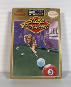 Side Pocket (Nintendo NES) COMPLETE w/ Box manual game