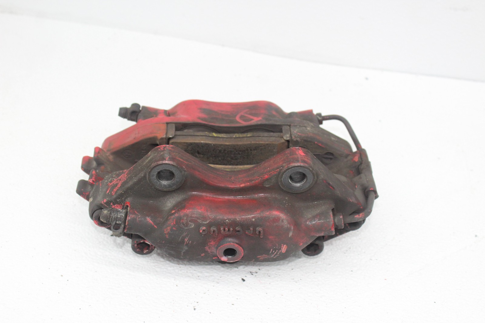 99-01 FERRARI 456 M LH LEFT SIDE REAR RED BREMBO BRAKE CALIPER