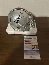 Arvell Reese Autographed Signed Mini Helmet Ohio State Football JSA Cert