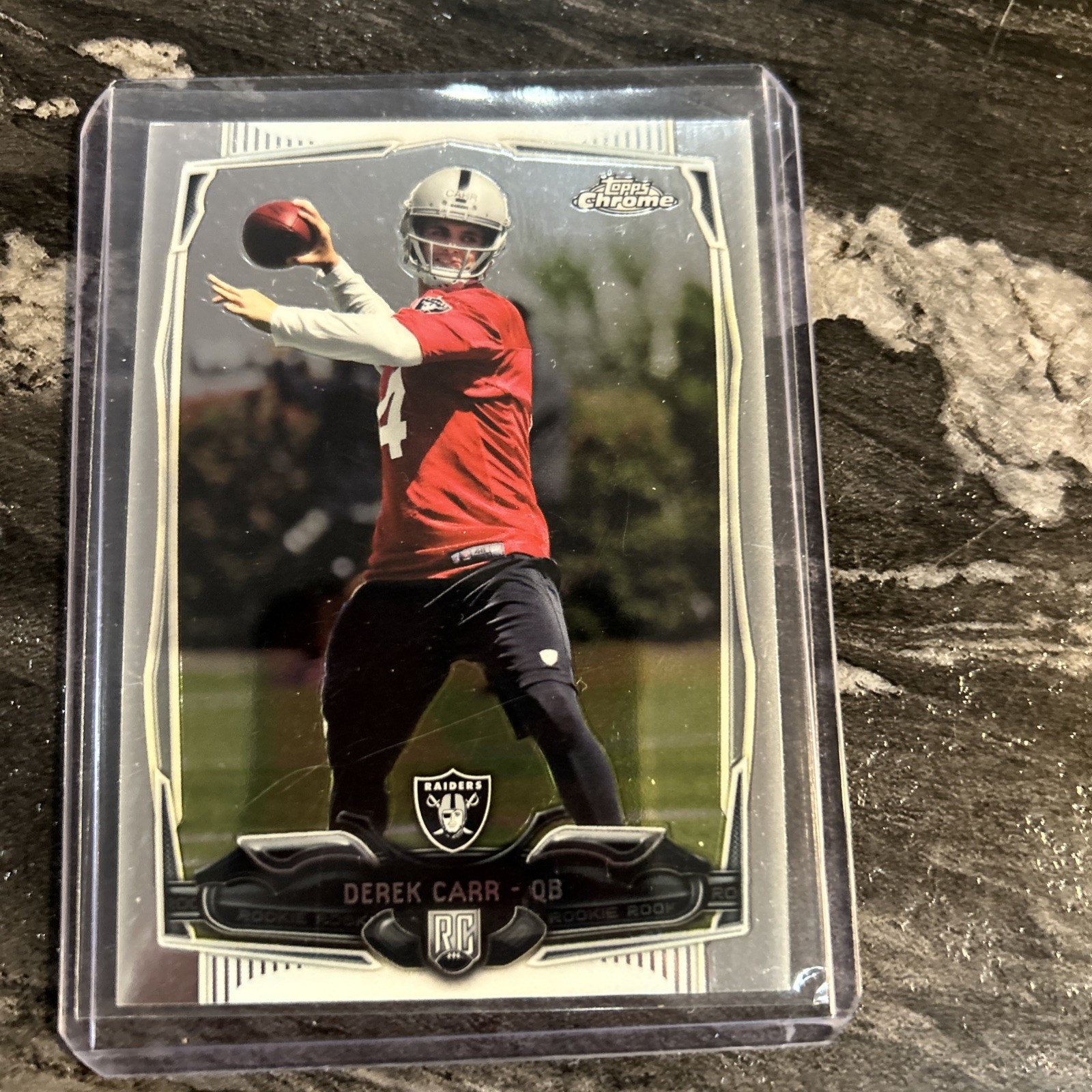 2014 Topps Chrome #115 Derek Carr Oakland Raiders Rookie
