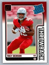 2024 Panini Donruss TREY BENSON Rookie Card (RC) Throwback CARDINALS #11. rookie card picture