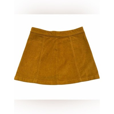 Crewcuts Gold Corduroy Mini Skirt Cottage Academia Youth/ Girls Size 14