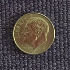 2017 P Roosevelt dime, actual coin in picture  free S/H