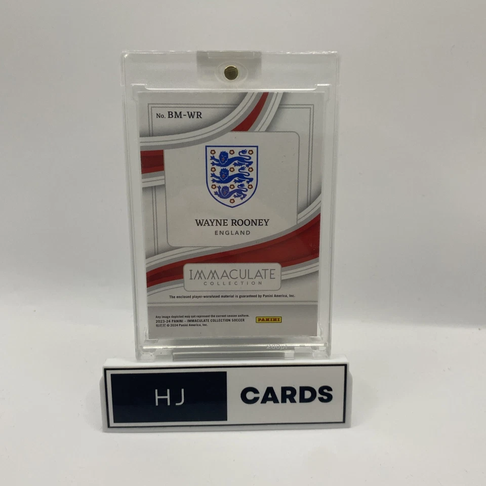 2023-24 Panini Immaculate Collection - Boot Memorabilia Wayne Rooney #Bm-Wr /45 - Image 2 of 3