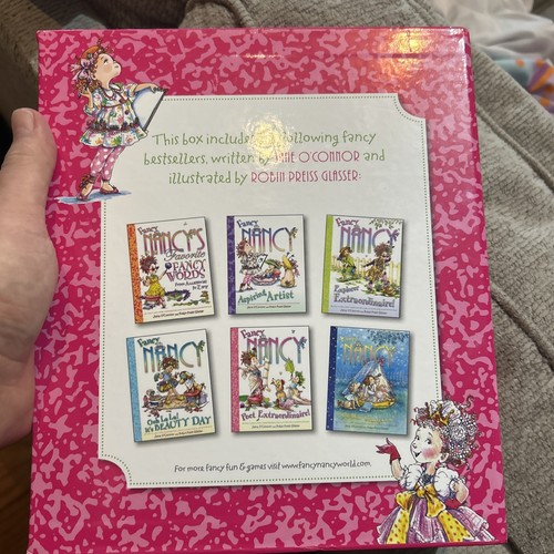 Fancy Nancy Bountiful Box Of Books By Jane O’Connor And Robin Preiss Glasser Six - Photo 3/9