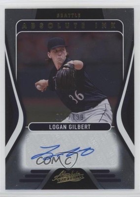 2022 Panini Absolute Ink /199 Logan Gilbert #AI-LG Auto 03bh