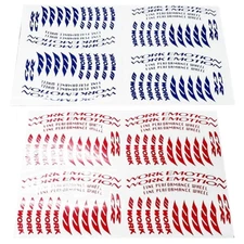 Work Emotion CR Kai Decals | New JDM set for 17" 18" |  Wheel Rim Stickers