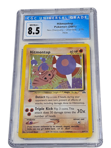 Hitmontop (Unlimited) graded CGC 8.5 for sale on eBay