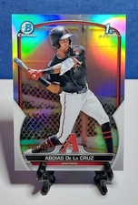 2023 Bowman Chrome Abdias De La Cruz 1st Bowman Refractor #d   /499  #BCP-34  