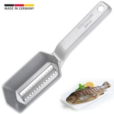 Fisch Entschuppen Fischentschupper  »Scalex«  Aluminium Druckguss Farbe Silber