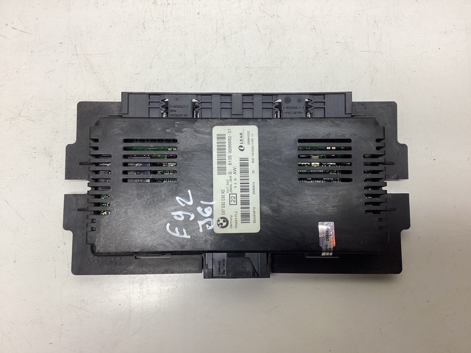 BMW E92 3 Series Coupe Light Control Module 9286882 Ba1d2 4/8/21  
