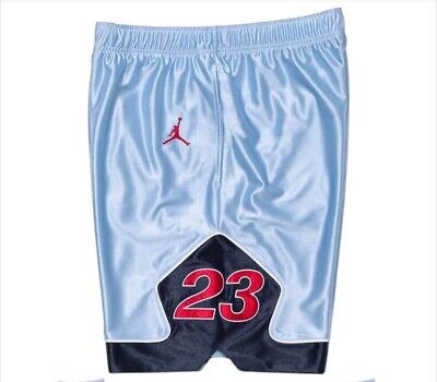 SUPREME X JORDAN WARM UP SHORT Light Blue Short Size Large SUPREME X JORDAN WARM UP SHORT Light Blue Short Size Large