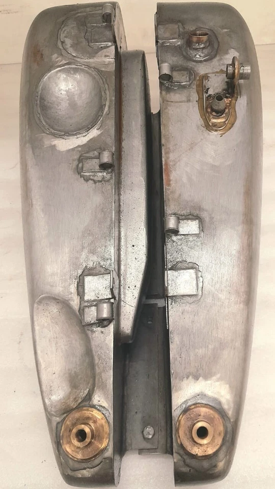 APTO PARA HARLEY DAVIDSON VL VLH VLD RL DL tanque de combustible de gasolina años 30 placa de hojalata Foto 2 de 4