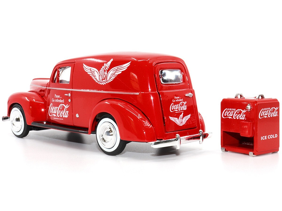 MOTOR CITY CLASSICS COCA COLA 1940 FORD DELIVERY VAN with COOLER 1