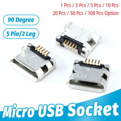 2,0 Ladebuchse Mini Micro USB 5Pin Connector Tail Charging Socket USB Jack