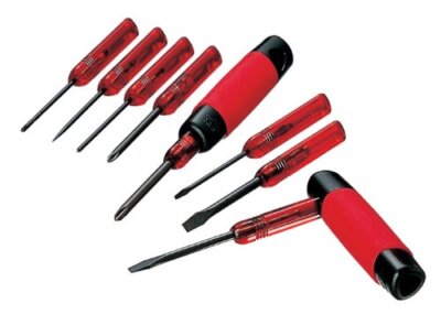 ANEX No.6900 Super Rubber Grip Screwdriver Set 8 Pieces Hand Tools
