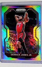 2020 2020-21 Panini Prizm Silver Prizm #55 Derrick Jones Jr. Miami Heat Card