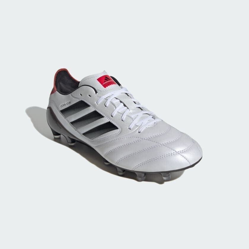 adidas Men's Soccer Cleats COPA ICON 2 FG/AG White/Core adidas Men's Soccer Cleats COPA ICON 2 FG/AG White/Core