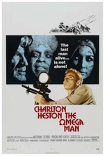 The Omega Man 1971 - Charlton Heston - Vintage Classic Movie Poster