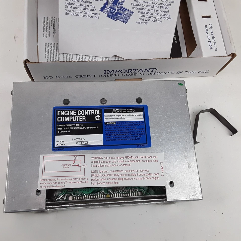 Módulo de control del motor Cardone 77-7748 para Pontiac Buick Chevrolet 1987-1992 Foto 2 de 4