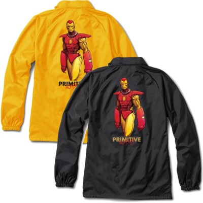 Primitive Skateboarding Apparel Men's Marvel X Moebius Iron Man