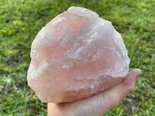 Large Rose Quartz Rough Natural Stones, 2.5"-6" Raw Rose Quartz, Pick A Weight