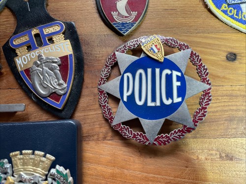 Lot De Médailles Et D Écussons Police Motocycliste - Imagen 3 de 8