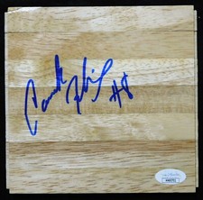 Carrick Felix Cleveland Cavaliers Signed 6x6 Floorboard JSA Authenticated